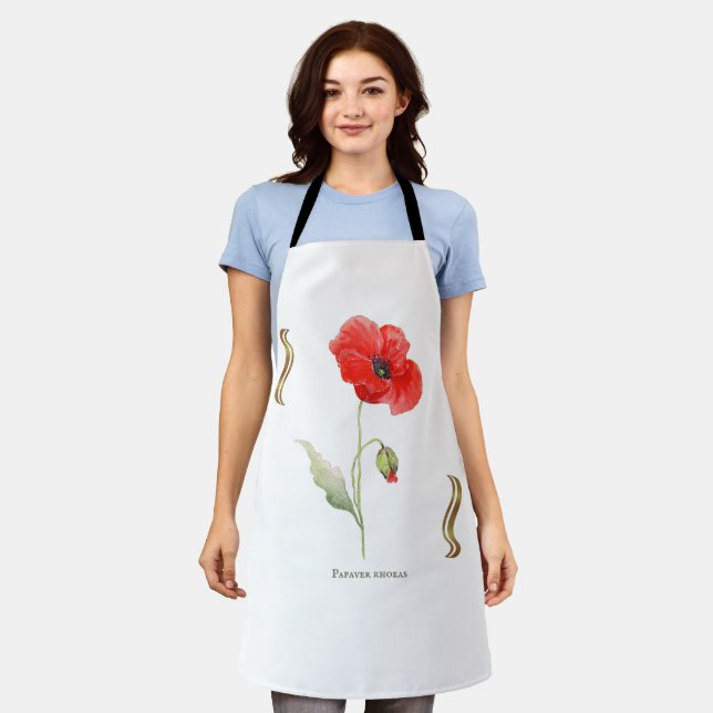 Papaver rhoeas  schürze (Getragen)