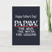 Papaw Der Mensch Myth Legend Vatertag