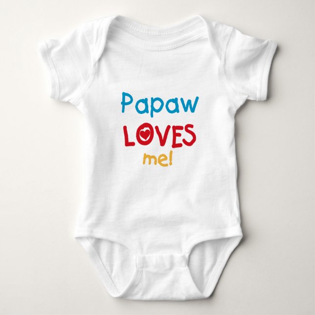 Papaw-Lieben T - Shirt und Geschenke (Vorderseite)