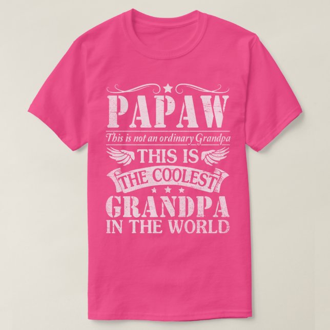 Papaw nicht gewöhnlicher Großvater der Coolstste G T-Shirt (Design vorne)