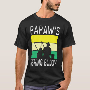 Papaws Angel-Fischer-Großvater-Vater-Papier T-Shirt