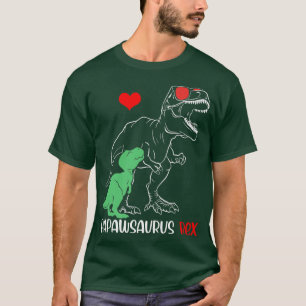 Papawsaurus Daddy Re Autism Awareness Proud Vater  T-Shirt