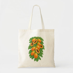 Papaya Botanische Tropenfrucht Tragetasche