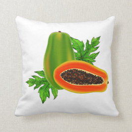 Papaya-dekoratives Kissen