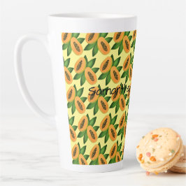 Papaya Fruchtwackelpapier Milchtasse
