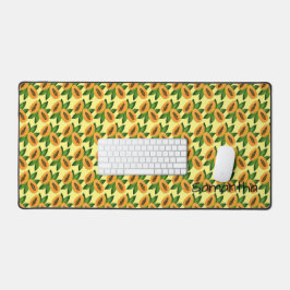 Papaya Fruchtwackelpapier Schreibtischunterlage