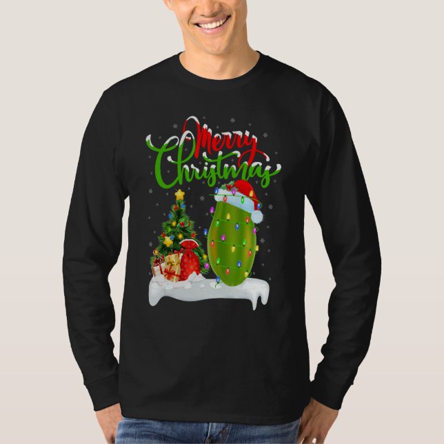 Papaya Fruit   Xmas Decorations Santa Papaya Chris T-Shirt (Vorderseite)