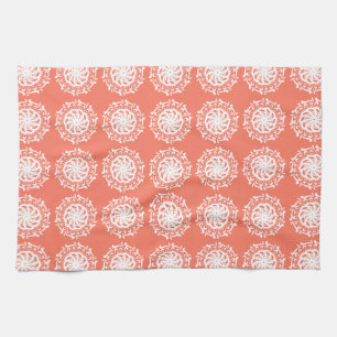 Papaya Mandala Küchentuch