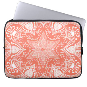 Papaya Mandala Laptopschutzhülle