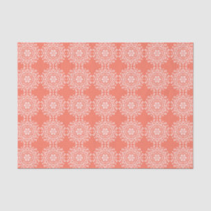 Papaya Mandala Seidenpapier