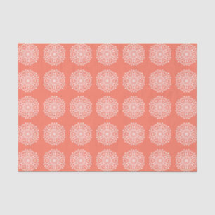 Papaya Mandala Seidenpapier