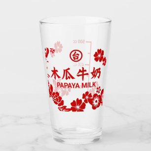 Papaya Milk Glas