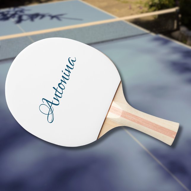 Papaya Modern Name | Trendy Minimalistisch Tischtennis Schläger (Von Creator hochgeladen)