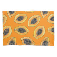 Papaya-Scheiben auf Orange