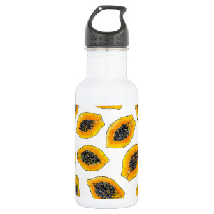 Papaya-Scheiben Edelstahlflasche