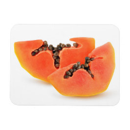 Papaya-Stücke Magnet