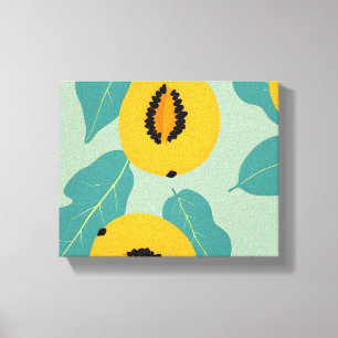 Papaya-Studie Leinwanddruck