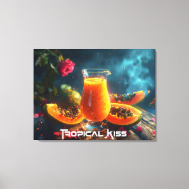 PAPAYA - TROPICAL KISS LEINWANDDRUCK