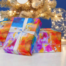papel de regalo arte abstracto en color geschenkpapier
