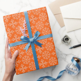 Papel de regalo copos de nieve geschenkpapier