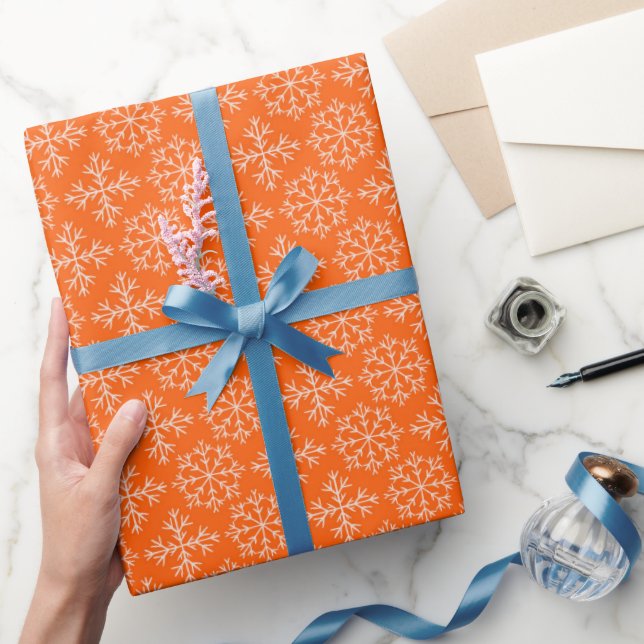 Papel de regalo copos de nieve geschenkpapier (Schenken)