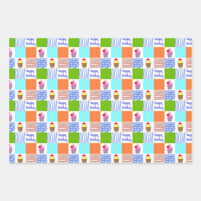 Papel de regalo  geschenkpapier set (Vorderseite)