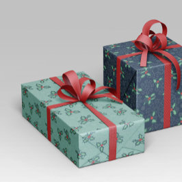 Papel de regalo navidad color turquesa geschenkpapier