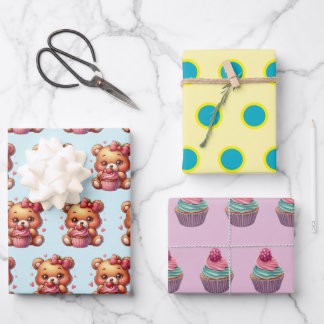 Papel de Regalo Variados Geschenkpapier Set