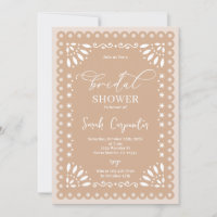 Papel Picado Beige Brautparty