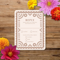 Papel Picado Blush Rose Caramel | Réponse du Maria