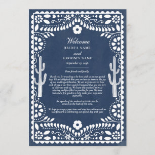Papel Picado Boda Mexikanische Hochzeitsplanung Programm