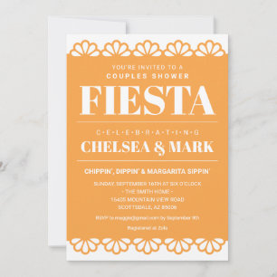 Papel Picado Couples Douche Invitation
