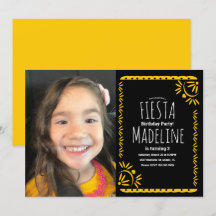 Papel Picado Mexican Birthday Fiesta Floral Foto