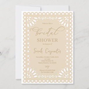 Papel Picado Mexican Theme Brautparty Einladung