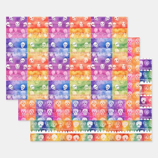 Papel Picado Wrapping Paper Geschenkpapier Set (Set)