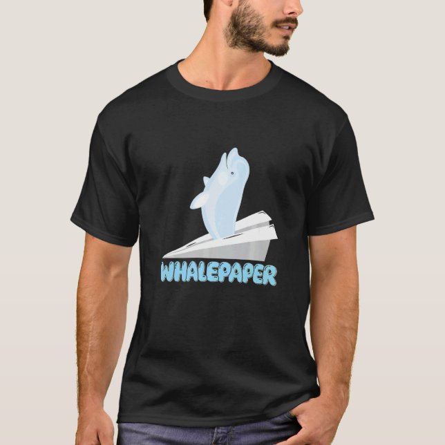 Paper Beluga Whale T-Shirt (Vorderseite)