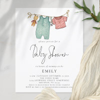 PAPER Boho Chic Kleidung on Line Baby Dusche
