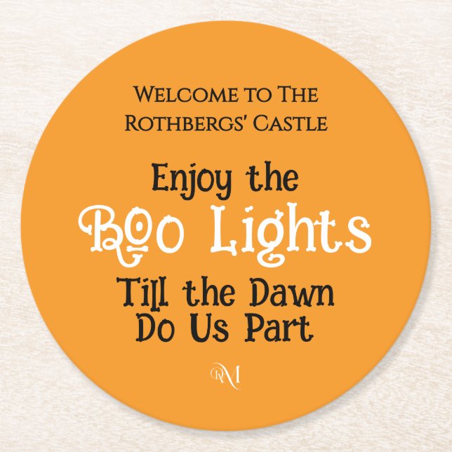 Paper Coaster : HALLOWEEN #2 Runder Pappuntersetzer (Vorderseite)