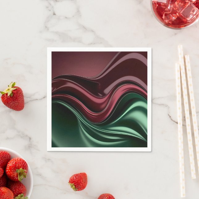 Paper cocktail napkin in stylish graphic serviette (Beispiel)