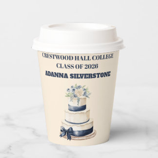 Paper cup-Editable Graduation Tableware Set Pappbecher