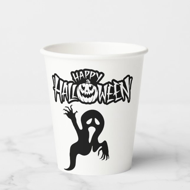 Paper cup Happy Halloween Pappbecher (Vorderseite)