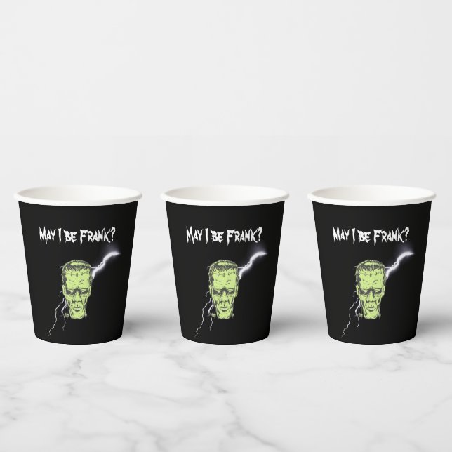 Paper Cups, darf ich Frank sein, Frankenstein Pappbecher (Multi)