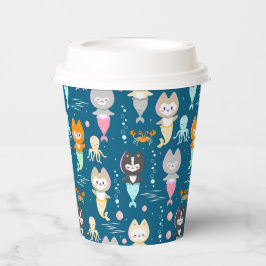 Paper Cups Nautic Thema Geburtstag. Pappbecher