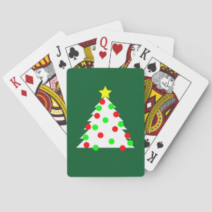 Paper Cutout Weihnachtsbaum Spielkarten