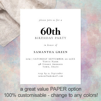 PAPER Einfaches Textangebot beliebiger Farbe 60. G Flyer