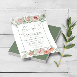 PAPER Elegantes Brautparty für Blumenschrift laden Flyer