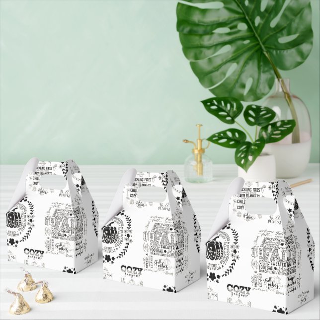 Paper Favor Box - Gift Box Geschenkschachtel (Zahlreiche)