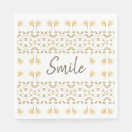 Paper Lunchen Flows Smile Napkin Serviette