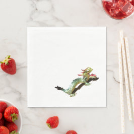 Paper Napkin - Drache mit Schatten Serviette