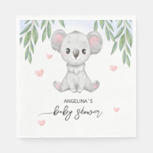 Paper Napkin für Babydusche. Serviette